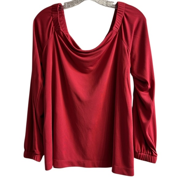 WHBM Women's Off-Shoulder Long Sleeve Top - pink - Picture 5 of 8